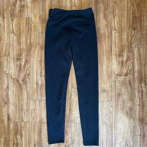 TUFF‎ ATHLETICS Girls Black Fleece Lined Leggings Size 14-16